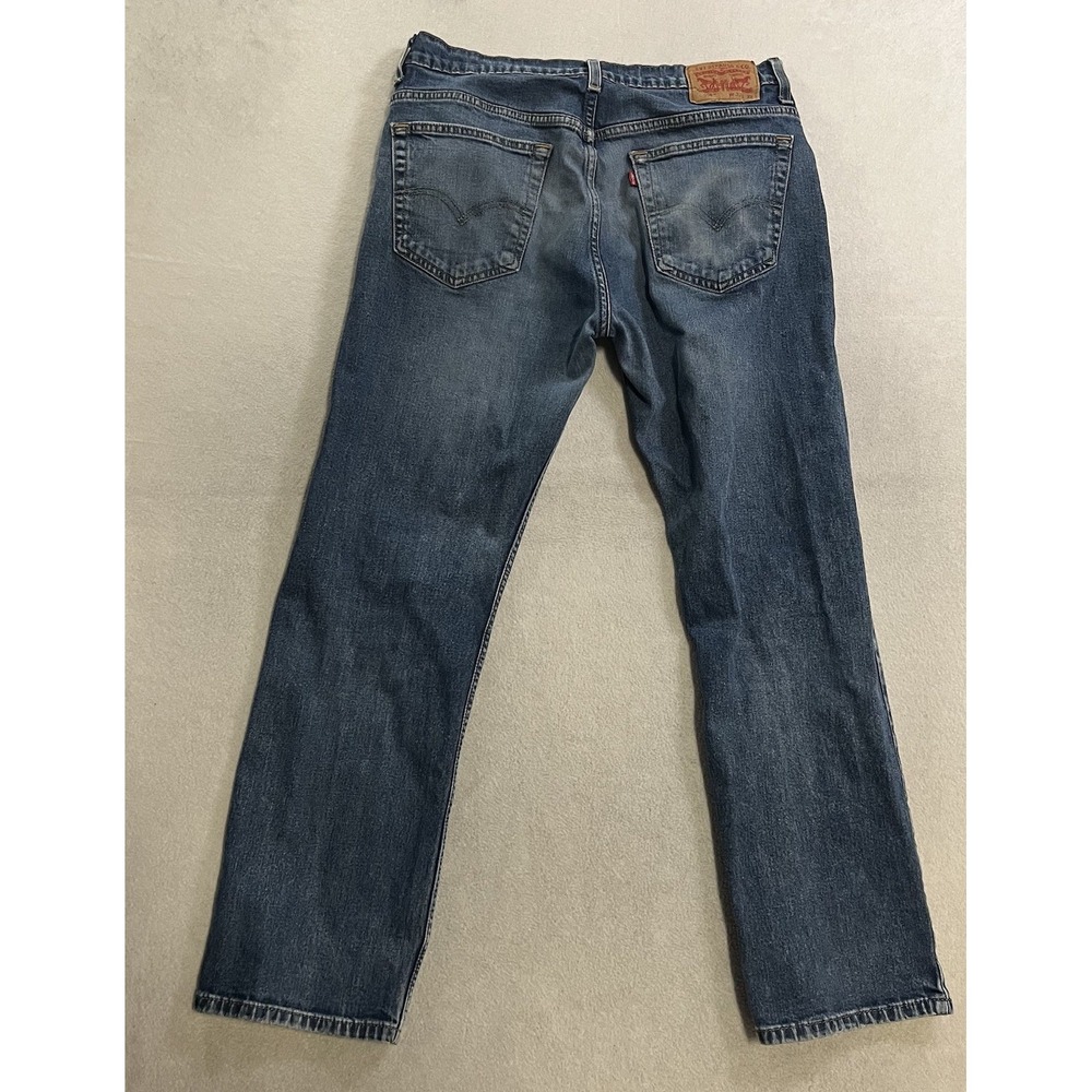 Levis 569 Loose Straight Denim Jeans Men's Size 32x32 (Fits 33x29) Blue Denim